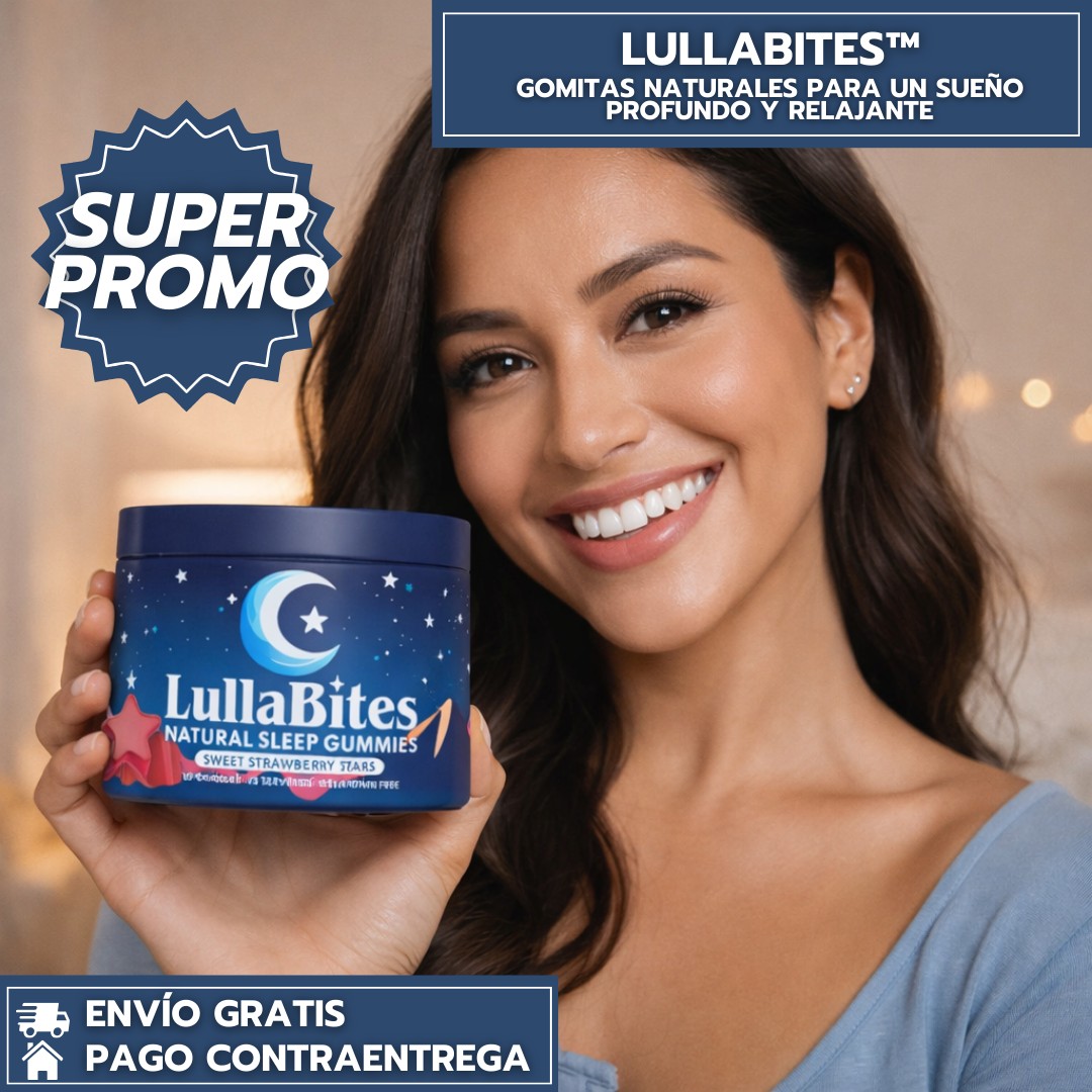 LullaBites™ - Gomitas Naturales para un Sueño Profundo y Relajante