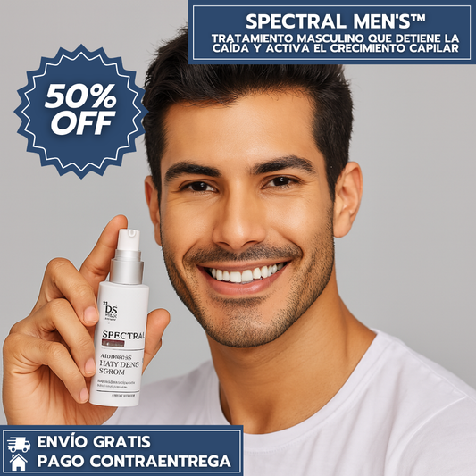 Spectral Men's™: Tratamiento Masculino que Detiene la Caída y Activa el Crecimiento Capilar