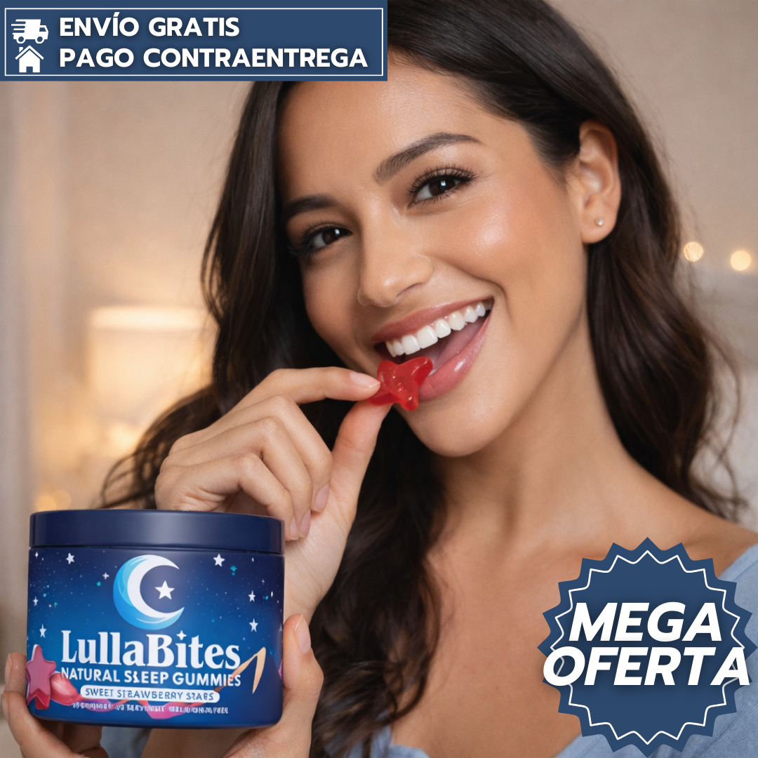 LullaBites™ - Gomitas Naturales para un Sueño Profundo y Relajante