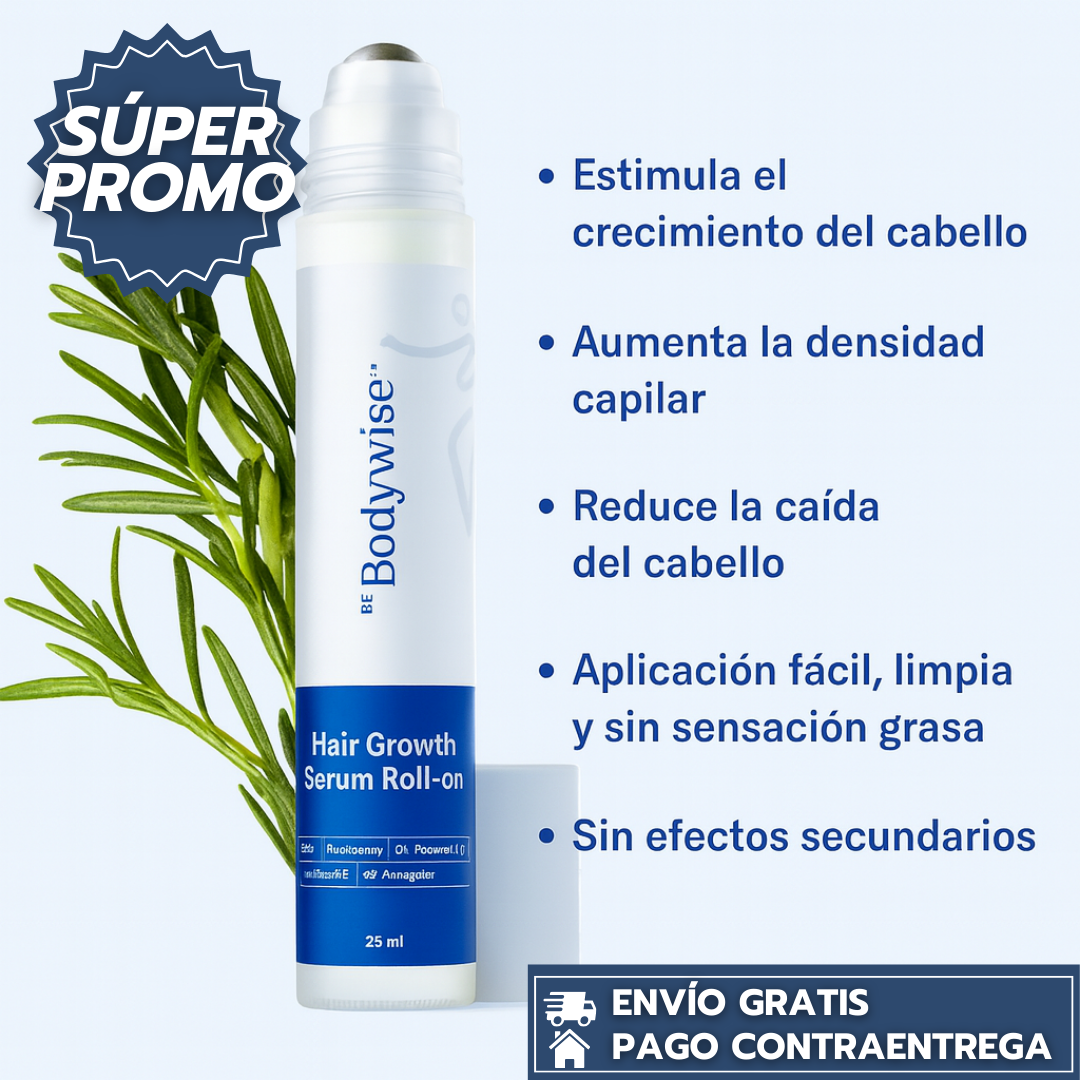 Be Bodywise™ - Sérum capilar que impulsa el crecimiento y fortalece la raíz.