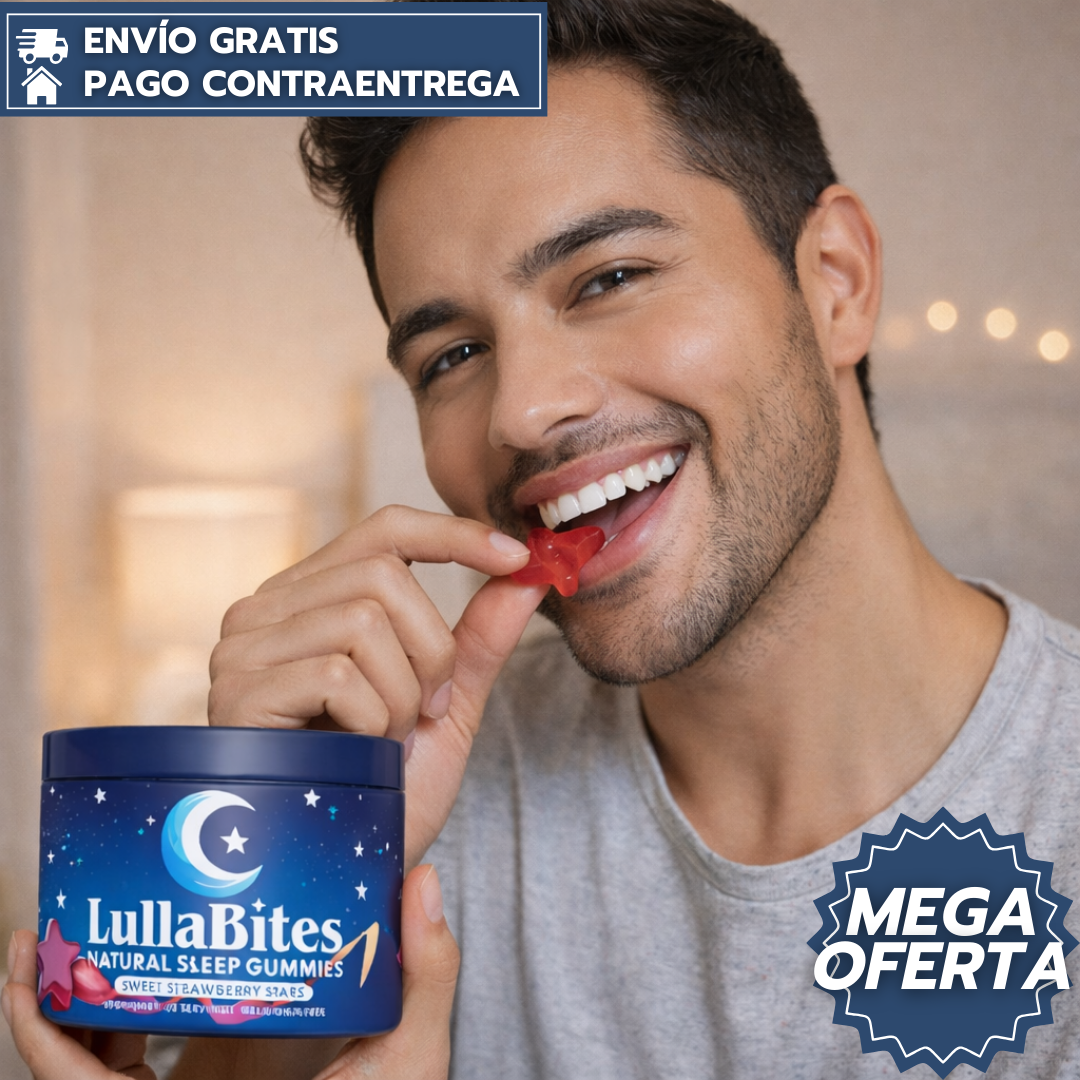 LullaBites™ - Gomitas Naturales para un Sueño Profundo y Relajante